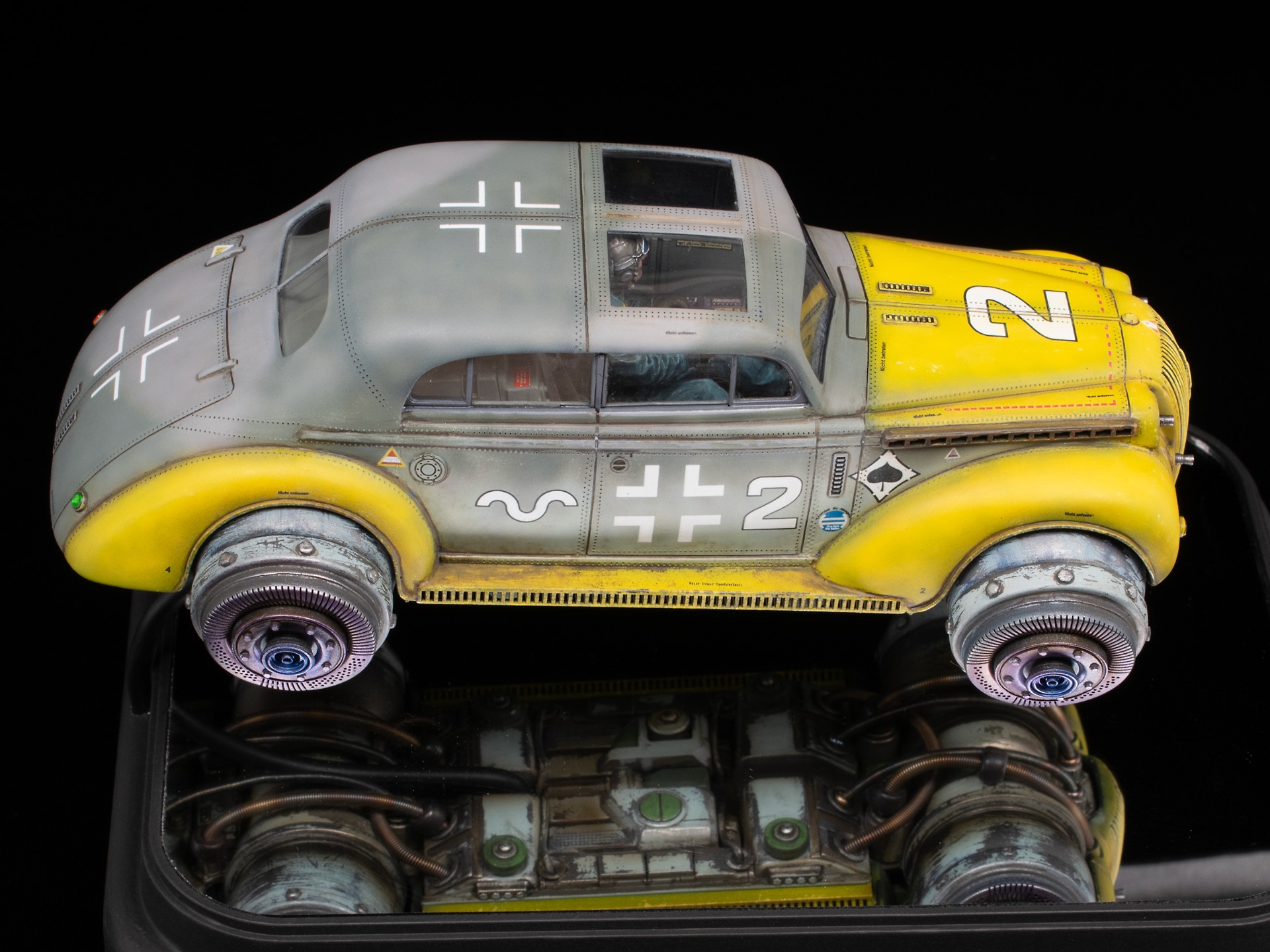 1:35 · "Opel Rasiermesser" (Straight Razor). Flying car in dieselpunk — фото 3 из 10