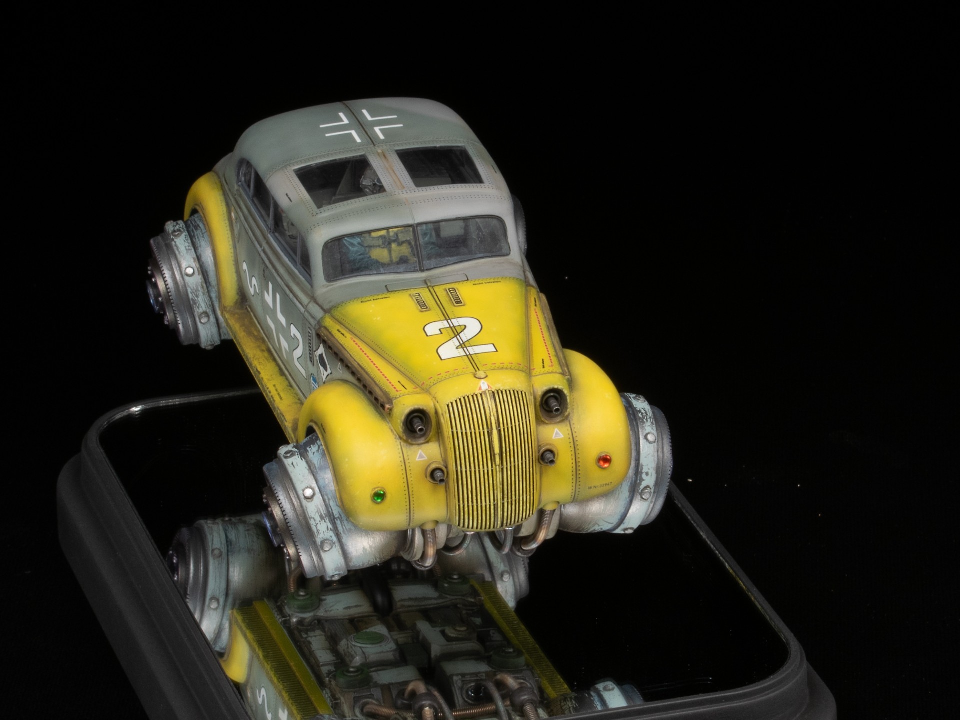 1:35 · "Opel Rasiermesser" (Straight Razor). Flying car in dieselpunk — фото 9 из 10