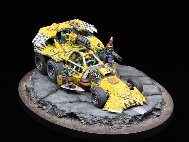 28 мм · Six-wheeled Shokkjump Dragsta