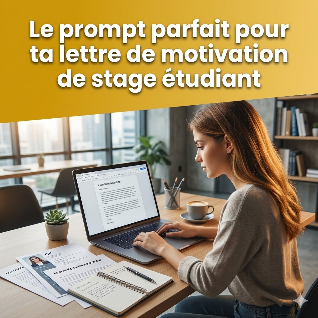 Le prompt parfait pour ta lettre de motivation de stage | ia