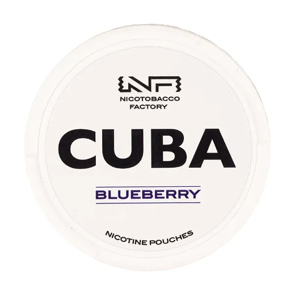 Blueberry Nicotine Pouches by Cuba White 16mg