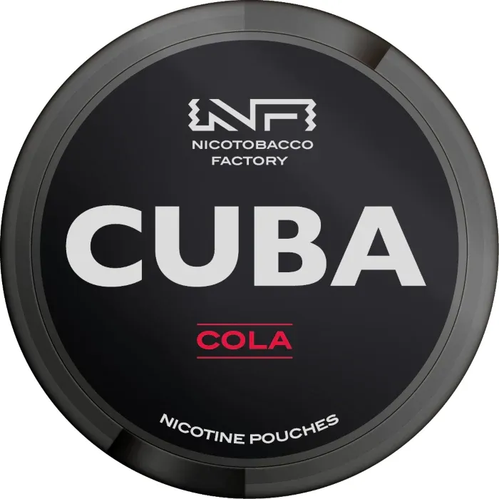 Cola Nicotine Pouches by Cuba Black 43mg | Pack of 25