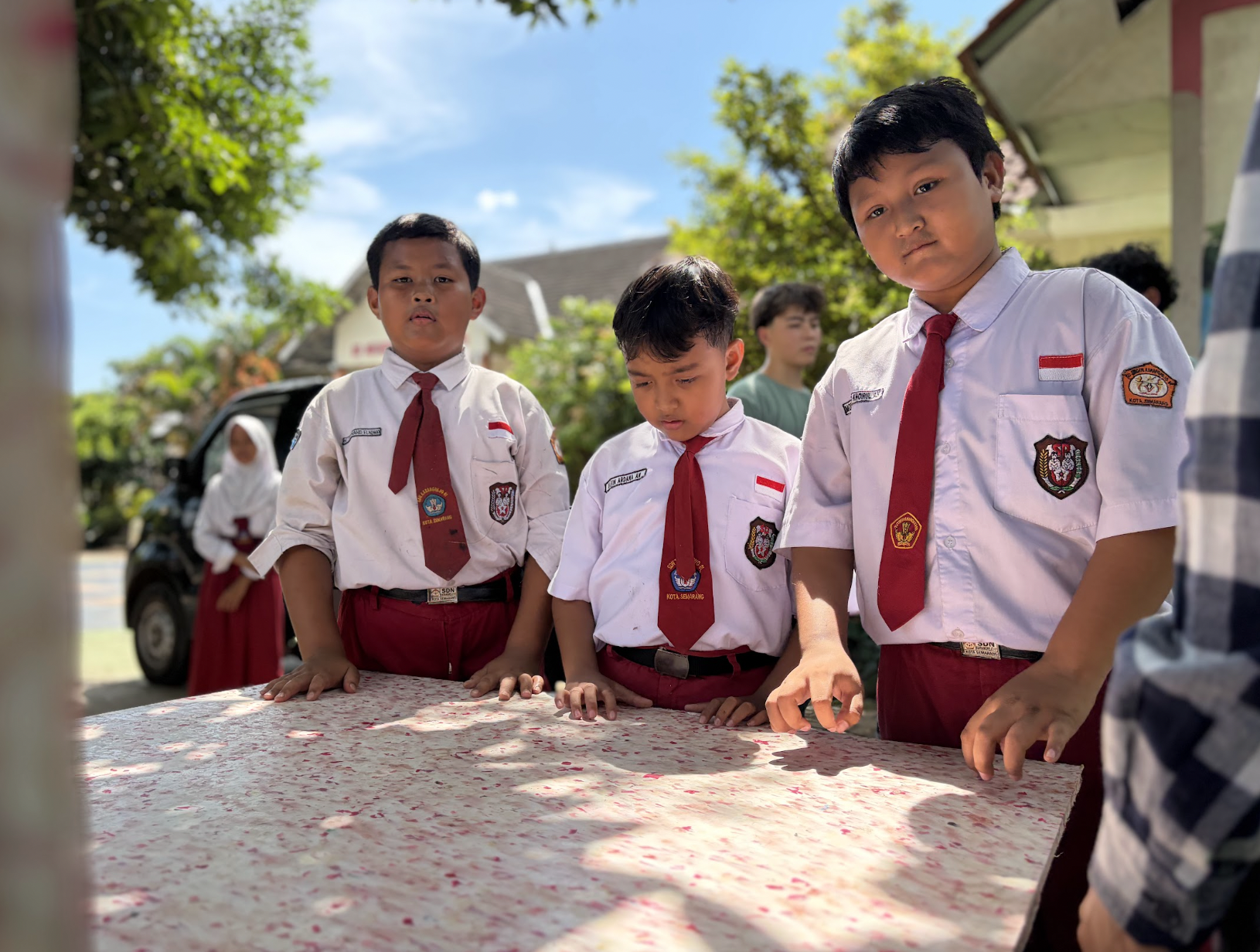 Students taking part in the program