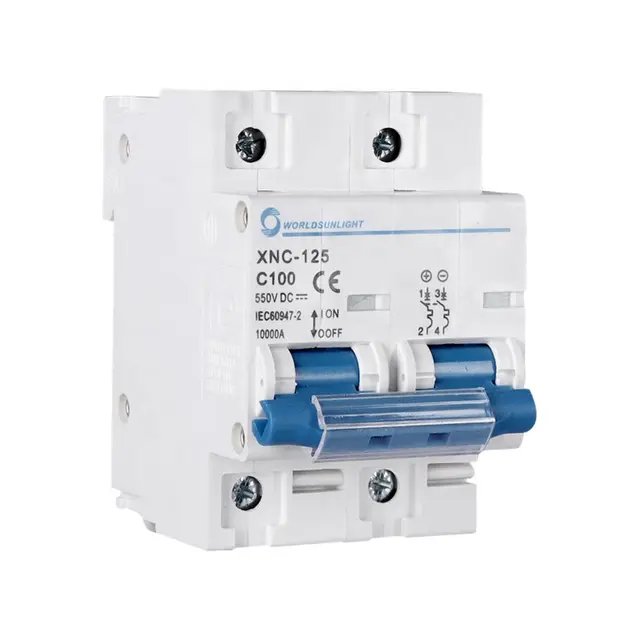 Double Pole d/p DC MCB 250