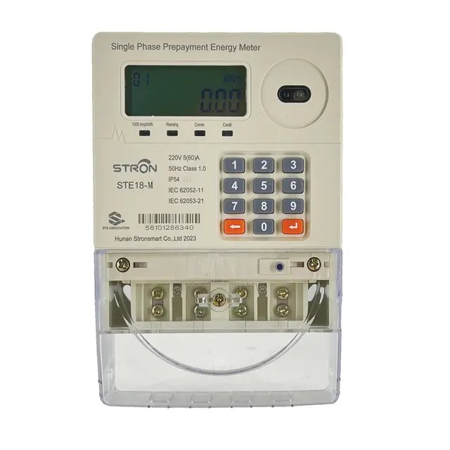 integrated prepaid token meters