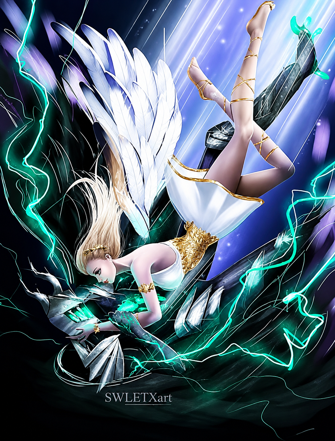 The angel of light and the angel of darkness