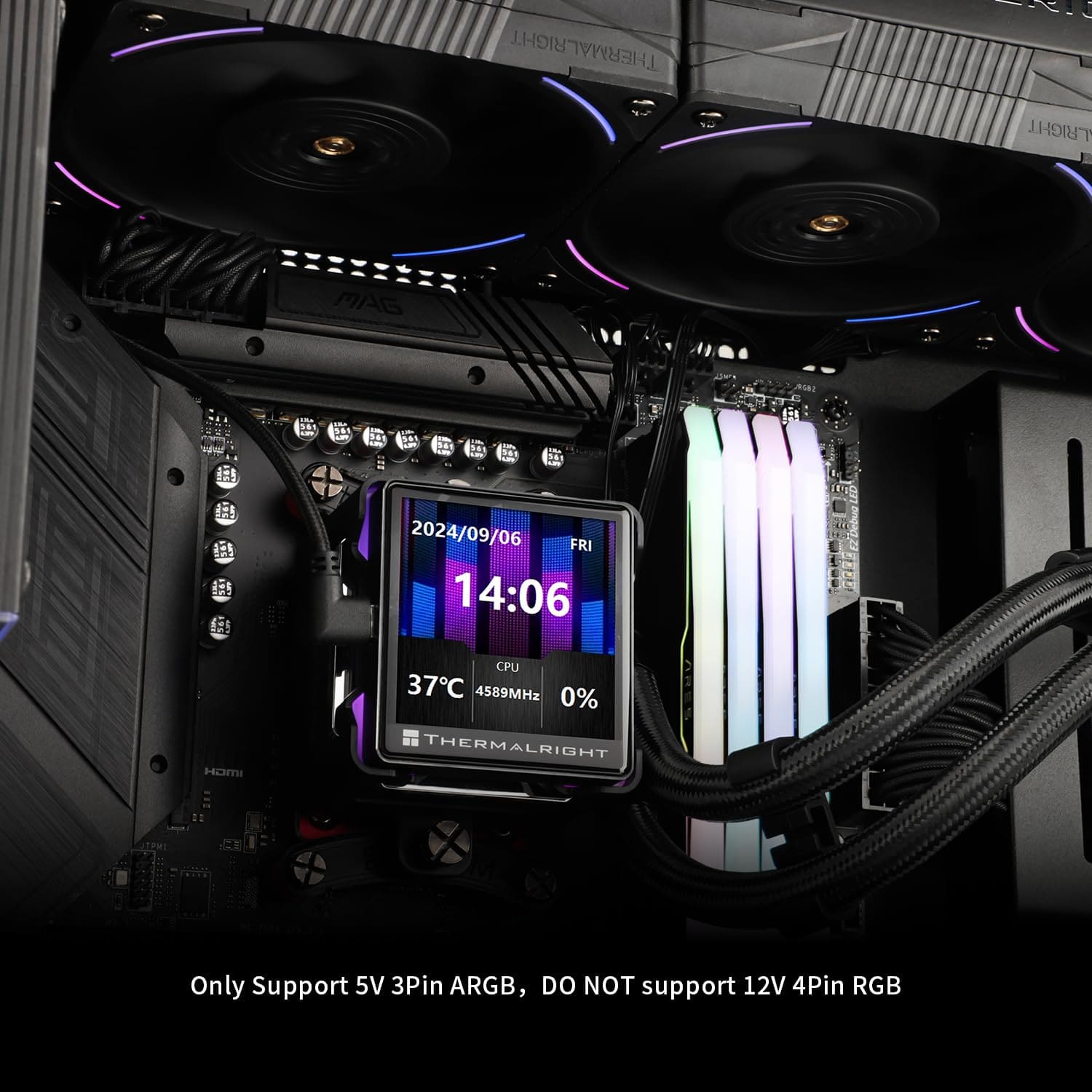 Thermalright Elite Vision 360 ARGB Black thumbnail 4