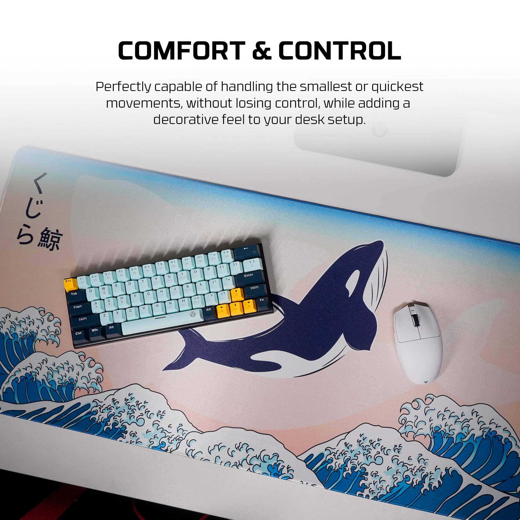 Fantech Ato Deskmat MP905 Kujira Nami thumbnail 4