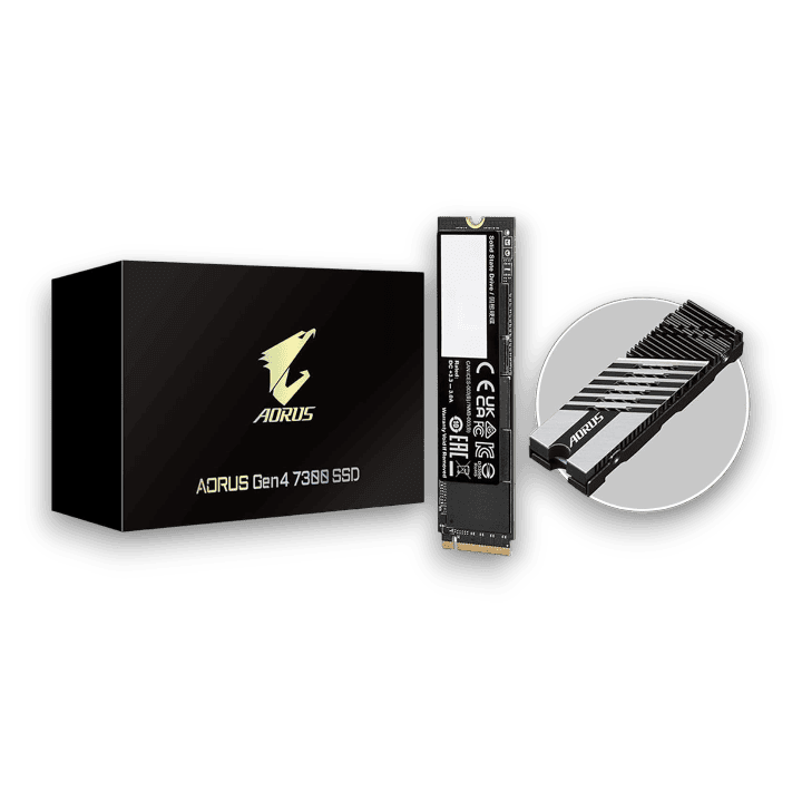 GIGABYTE AORUS Gen4 7300 SSD 2TB