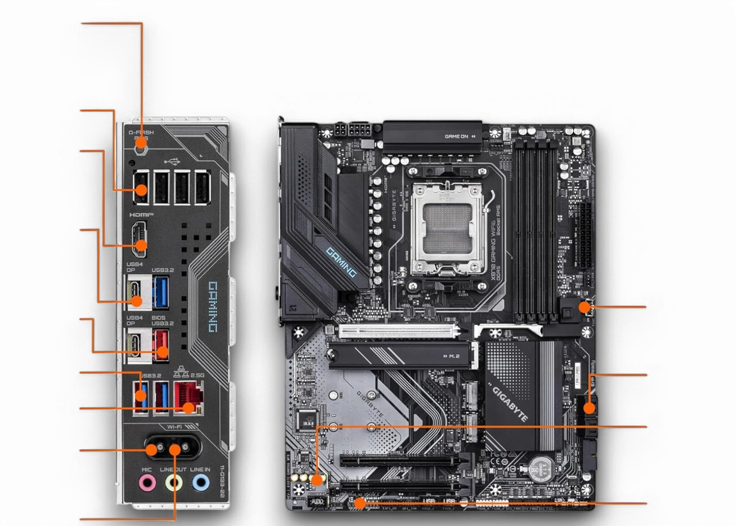 GIGABYTE X870 GAMING WIFI6 thumbnail 2