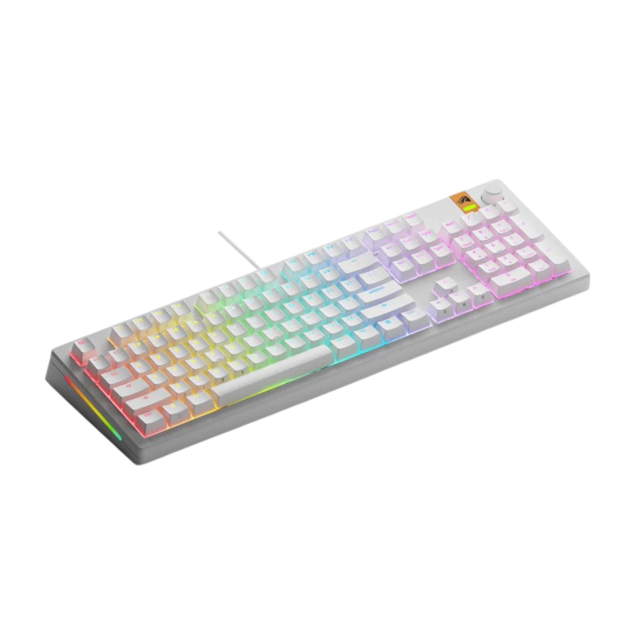 Glorious GMMK 3 HE 100% Prebuilt White Mechanical Wired  thumbnail 2