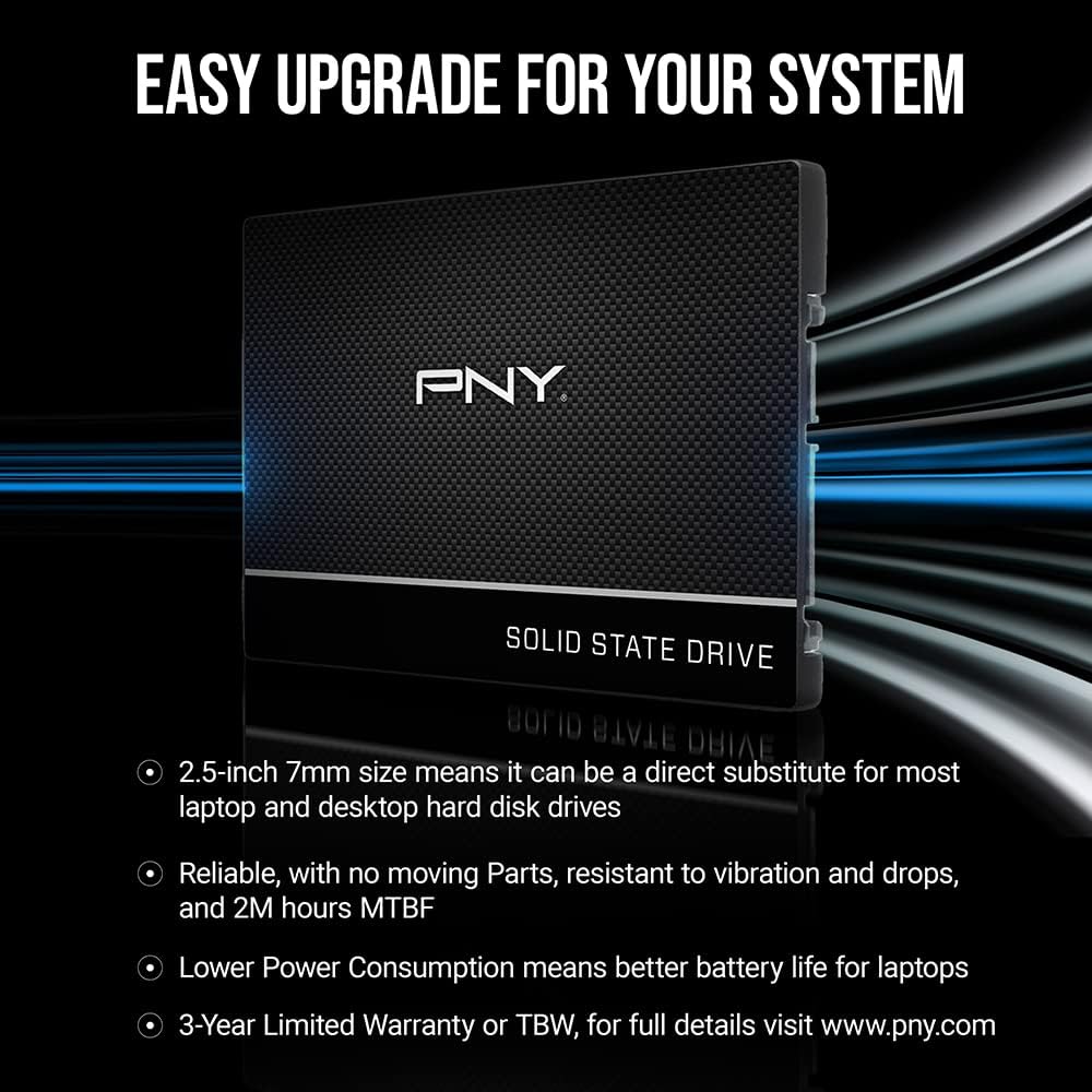 PNY CS900 SSD 1TB 2.5 SATA thumbnail 3