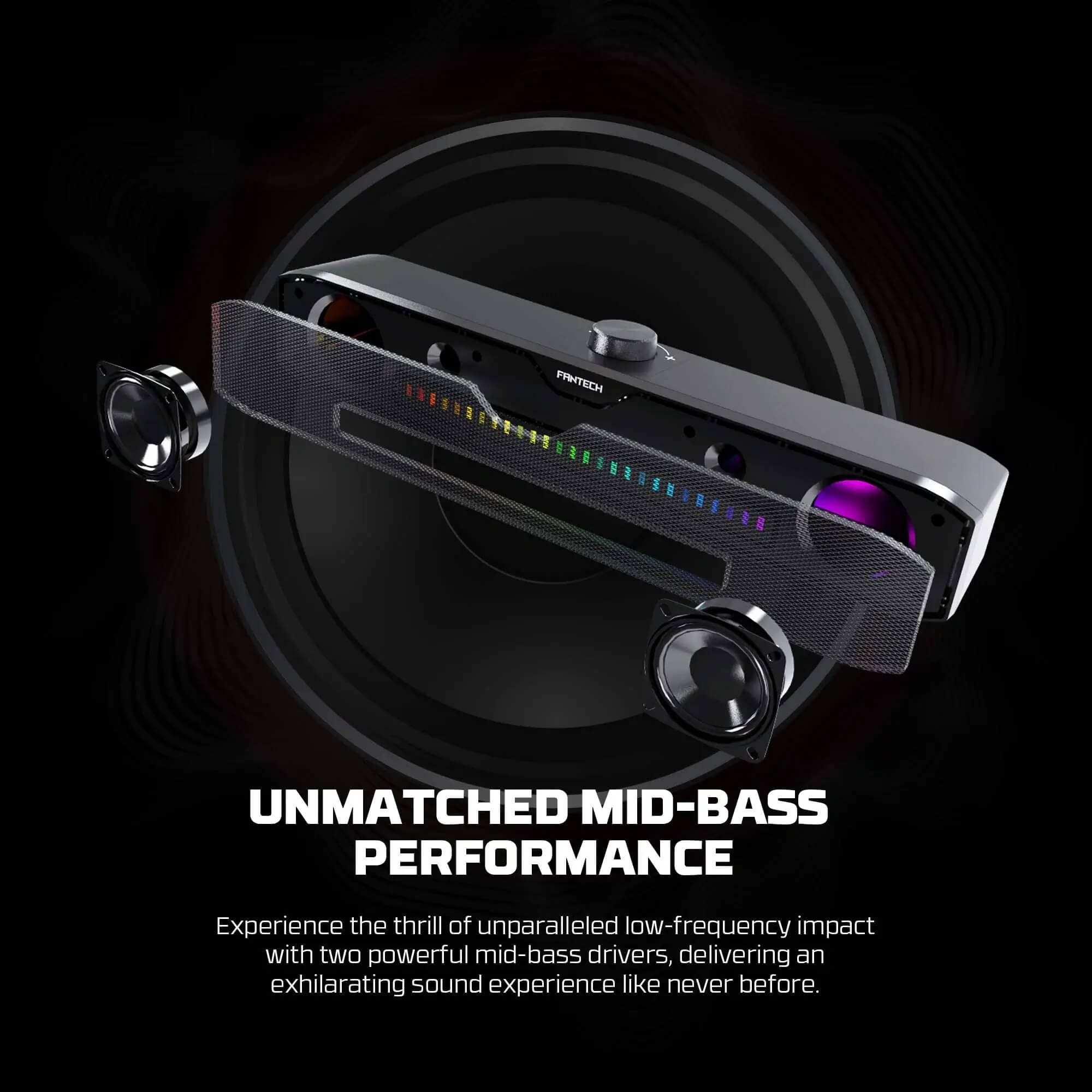 Fantech GS303 GROOVE BAR RGB Black thumbnail 4