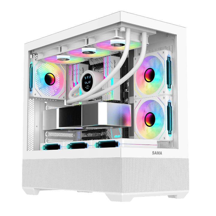 SAMA SV02 ATX Mid Tower White - Image 1