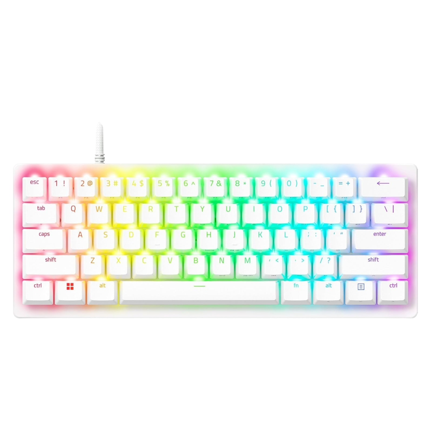 Razer Huntsman V3 Pro Mini White Edition 60% - Image 1