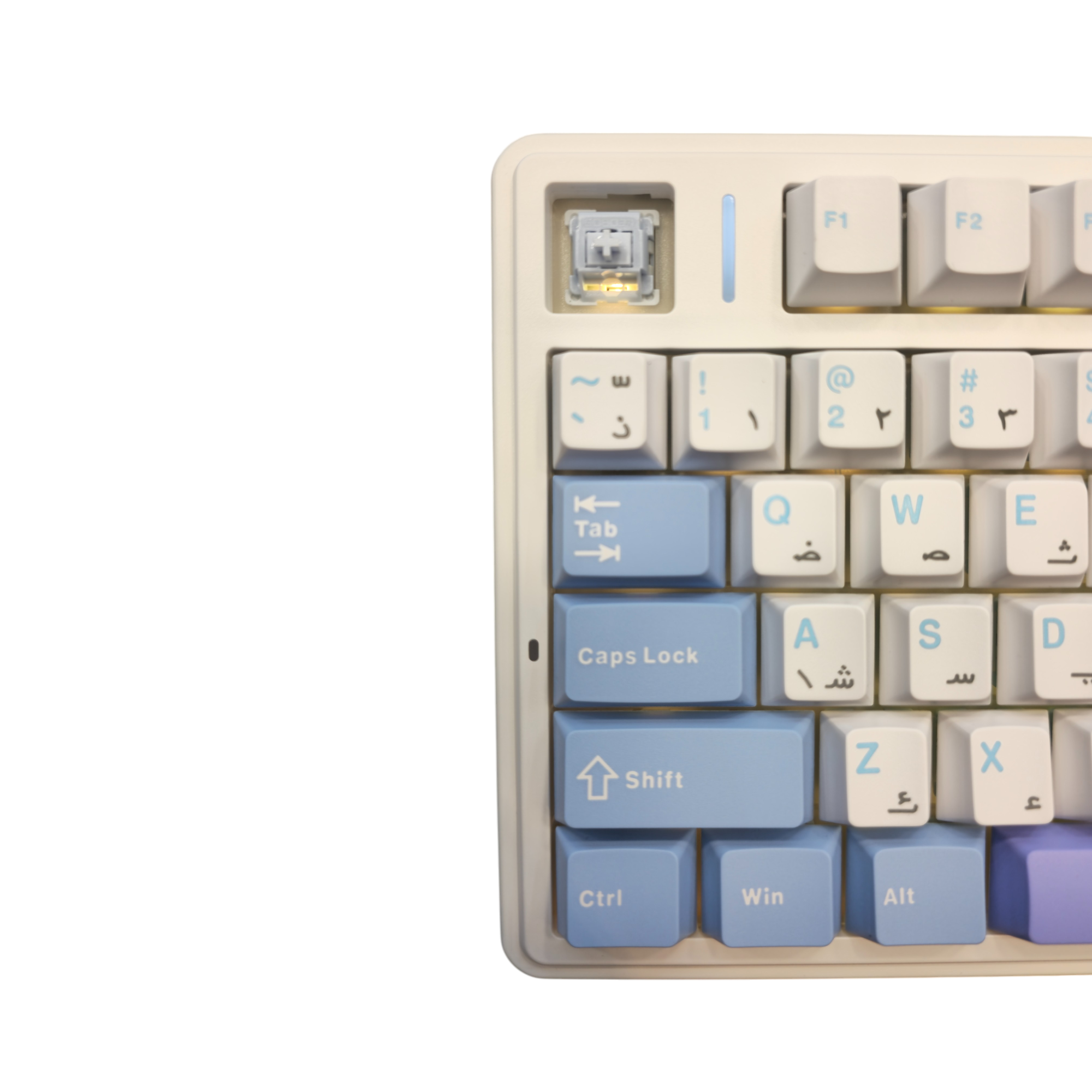 AULA F75 75% Gasket Sea Salt Blue Wireless  thumbnail 3