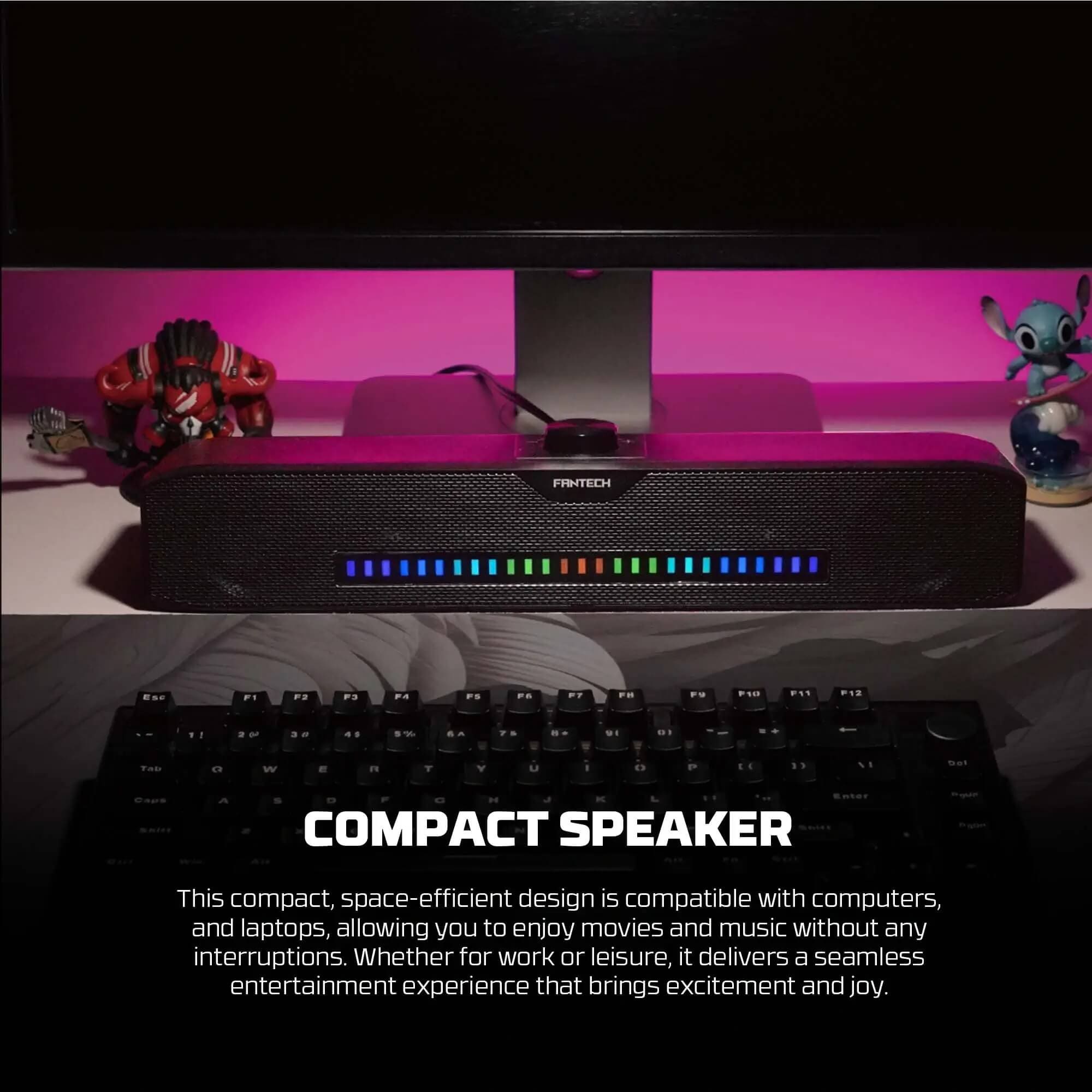 Fantech GS303 GROOVE BAR RGB Black thumbnail 5