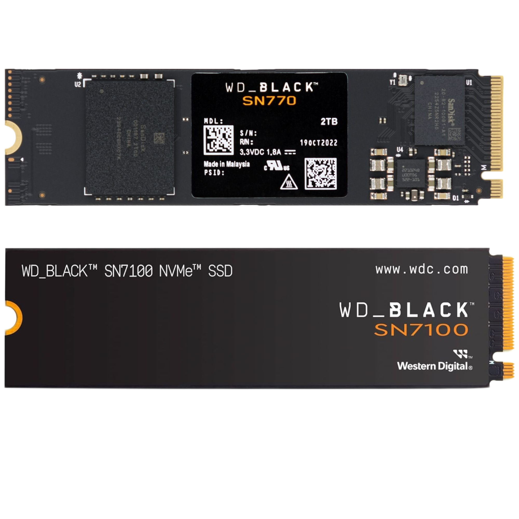 WD_BLACK 2TB SN7100 NVMe Gen 4 7250MB thumbnail 2