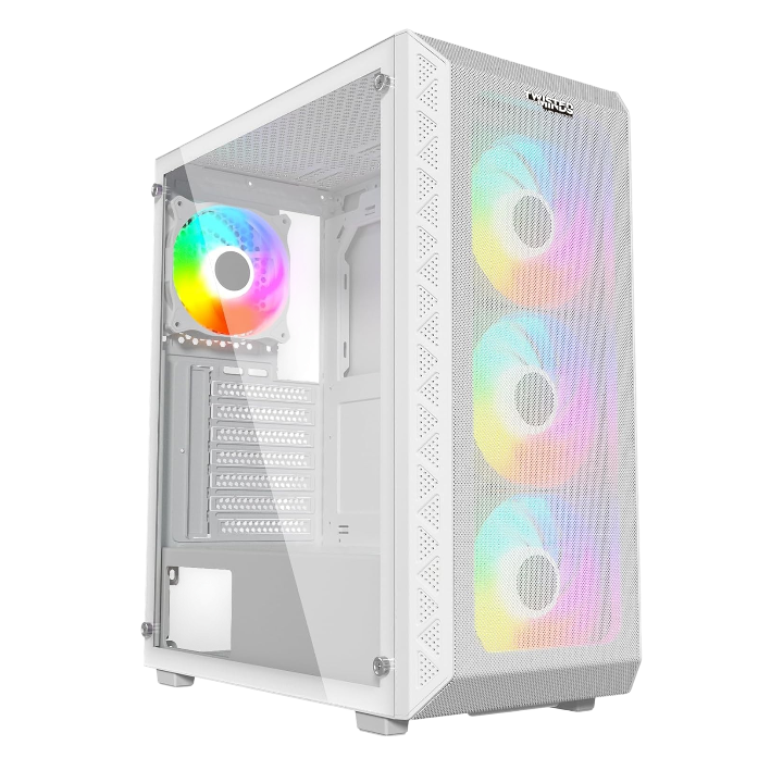 Twisted Minds O3 Apex Mid Tower (White) - Image 1