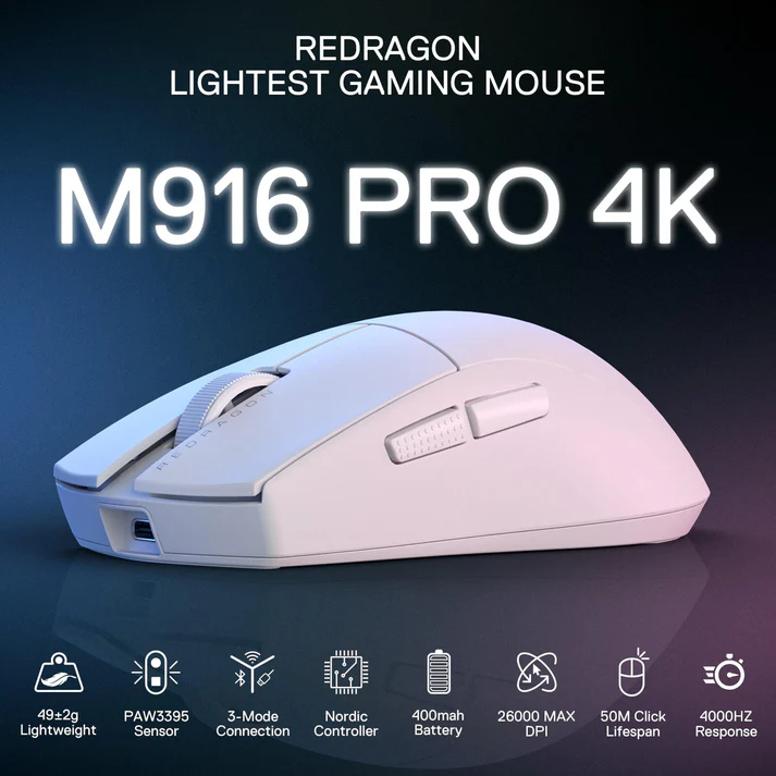 Redragon M916W K1NG PRO 4K thumbnail 4