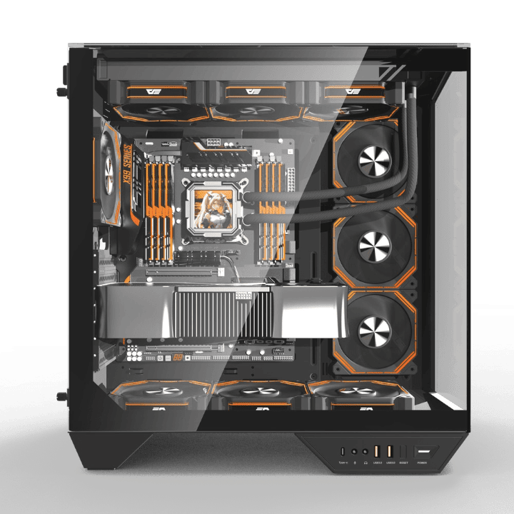 DarkFlash DY470 ATX Black thumbnail 2