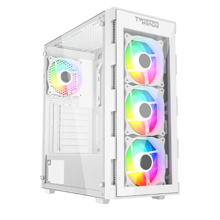 Twisted Minds Titan Glass Mid Tower (Model: TM-GM-III-W) - Image 1