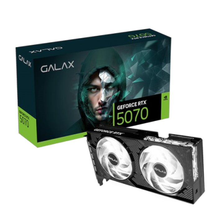 GALAX GeForce RTX 5070 1-Click OC 12GB (Black) - Image 1