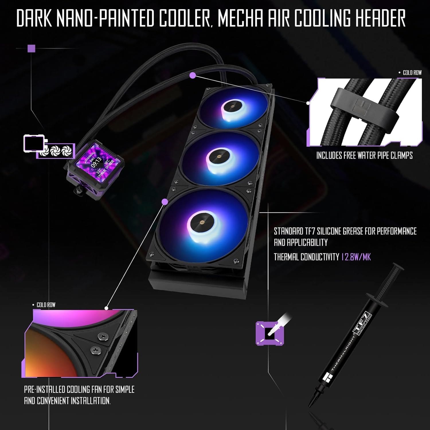 Thermalright Frozen Warframe PRO 360 Black thumbnail 4