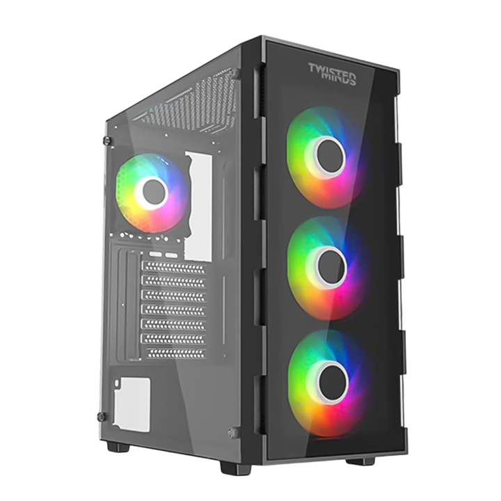Twisted Minds Titan Glass Mid Tower  (TM-GM-III-B) - Image 1