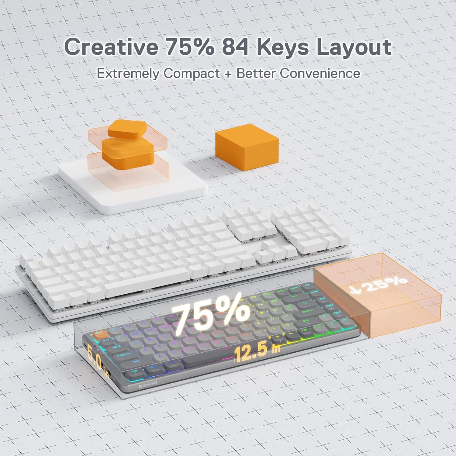 Redragon AZURE K652 Wireless Mechanical thumbnail 3