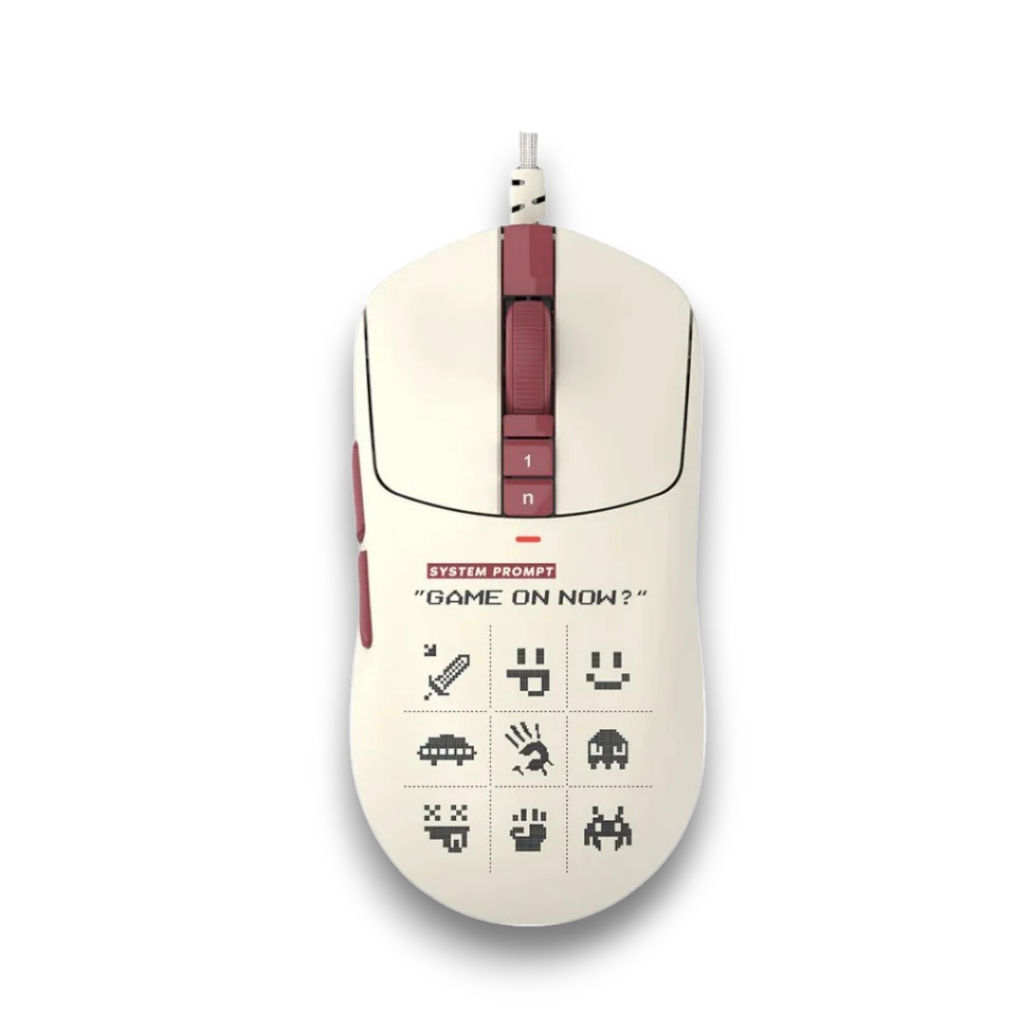 Bloody W72 Ultra Lightweight Wired Pixels Red