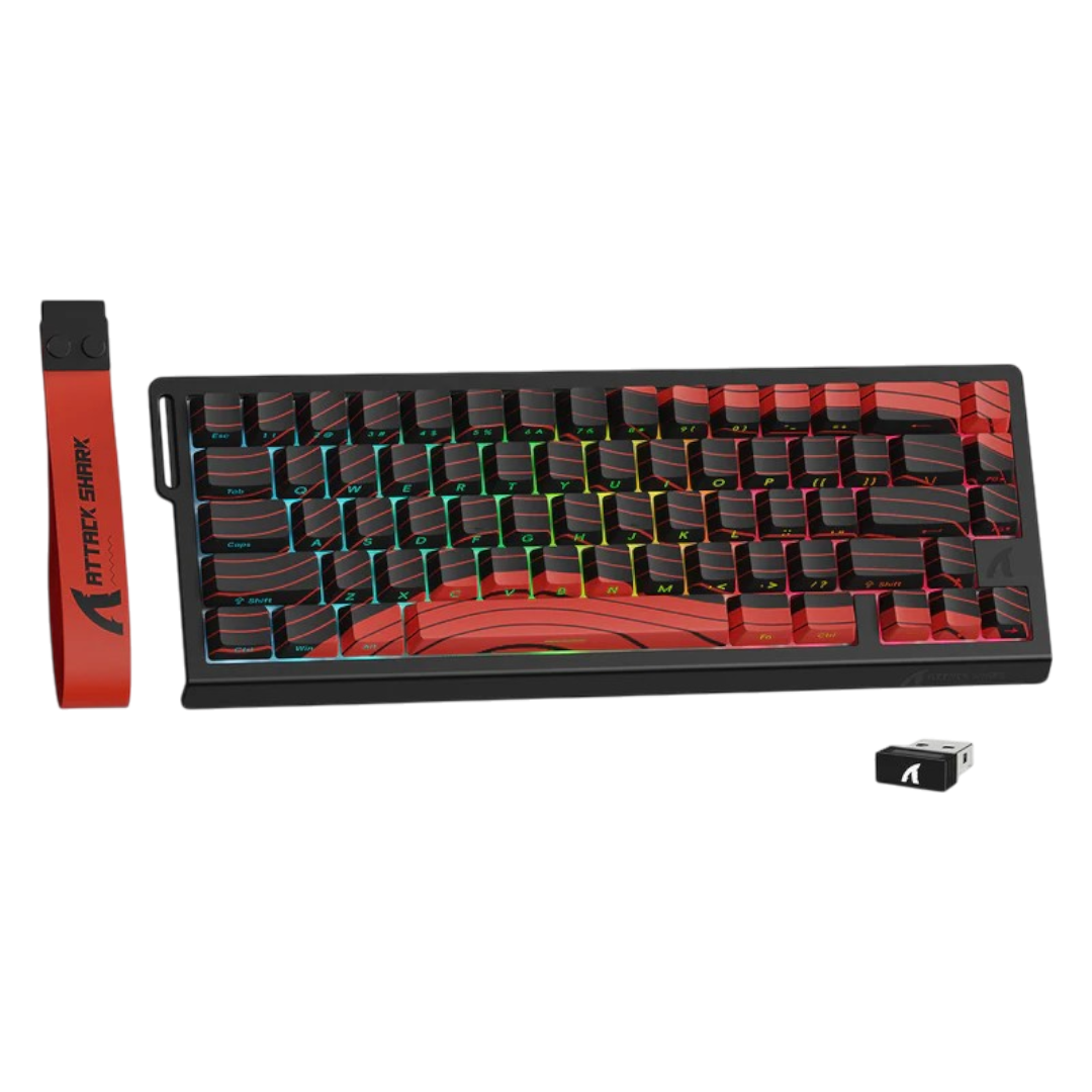 ATTACK SHARK X68PRO HE Red Wireless - Image 1