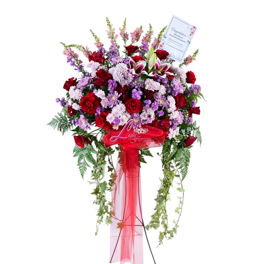 Standing Flower Congratulation Jakarta LFJKT-060