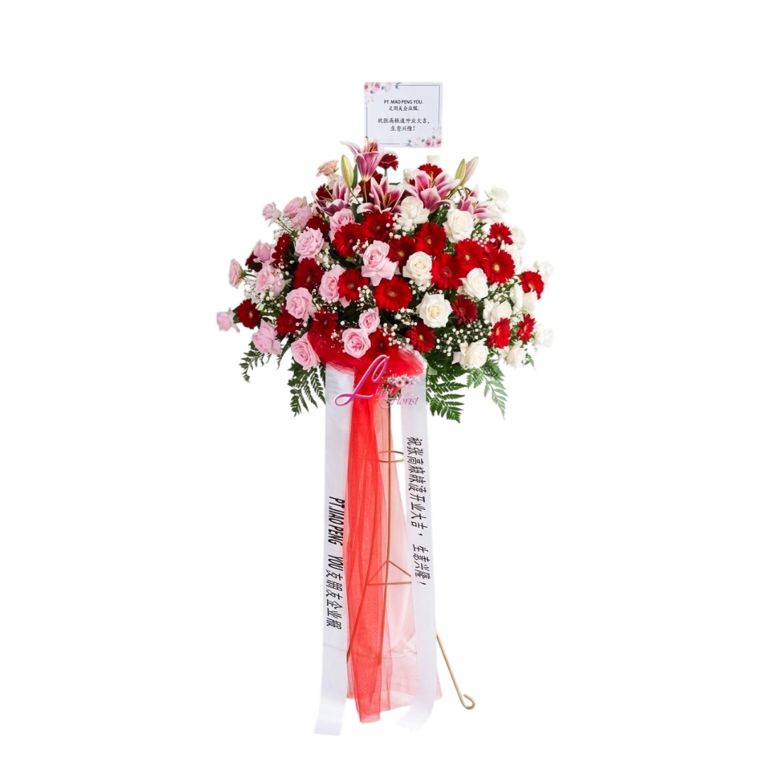 Standing Flower Congratulations Jakarta LFJKT-059