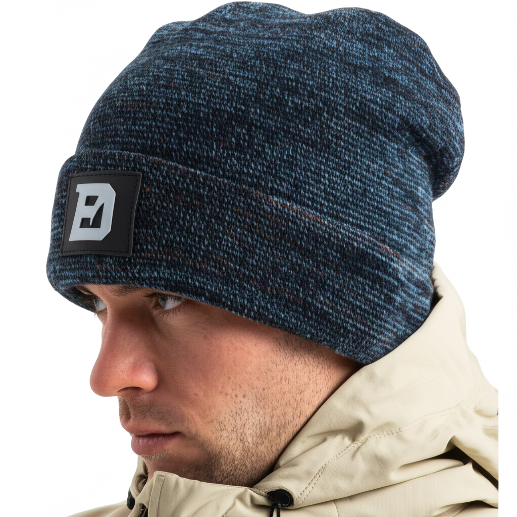 best snowboard beanies - A close-up shot showcasing the texture and knit of