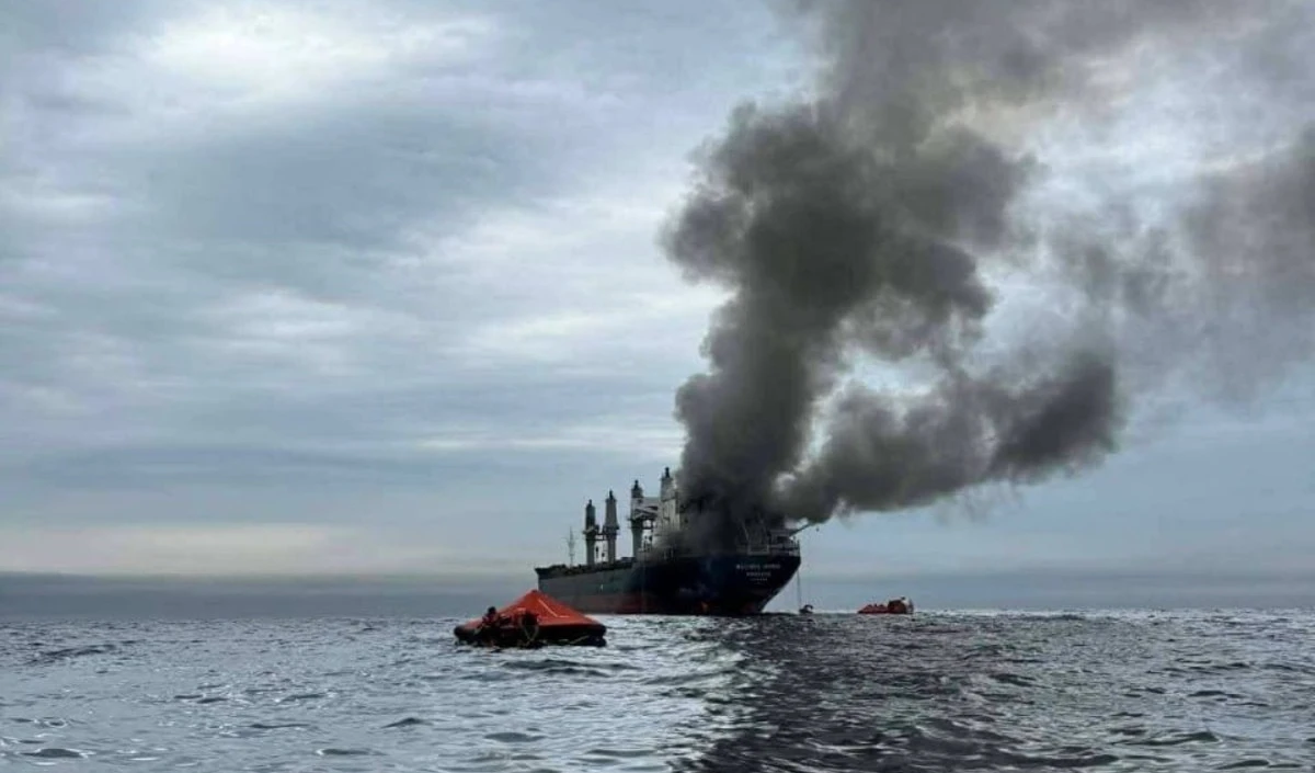 Gulf में जहाज पर भीषण हमला, Oman की Navy ने चलाया Rescu