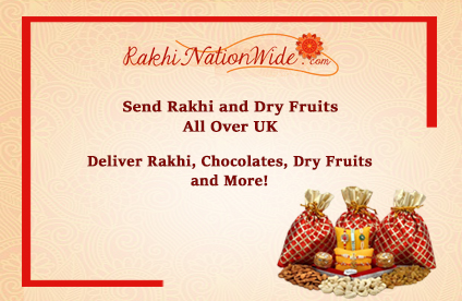 Send Rakhi and Dry Fruits to the UK - Hassle-Free Delivery at Rakhinationwide.com!