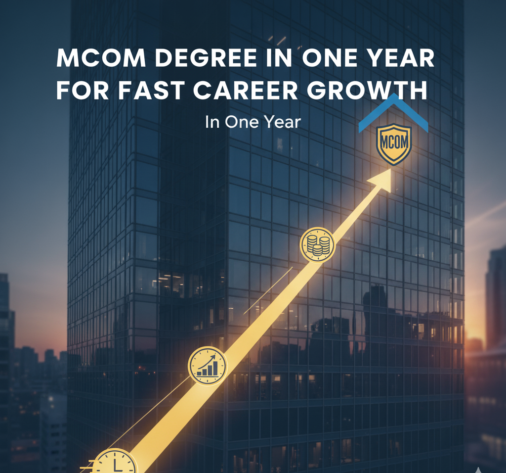 MCom Degree in One Year A Smart Path to Faster Academic