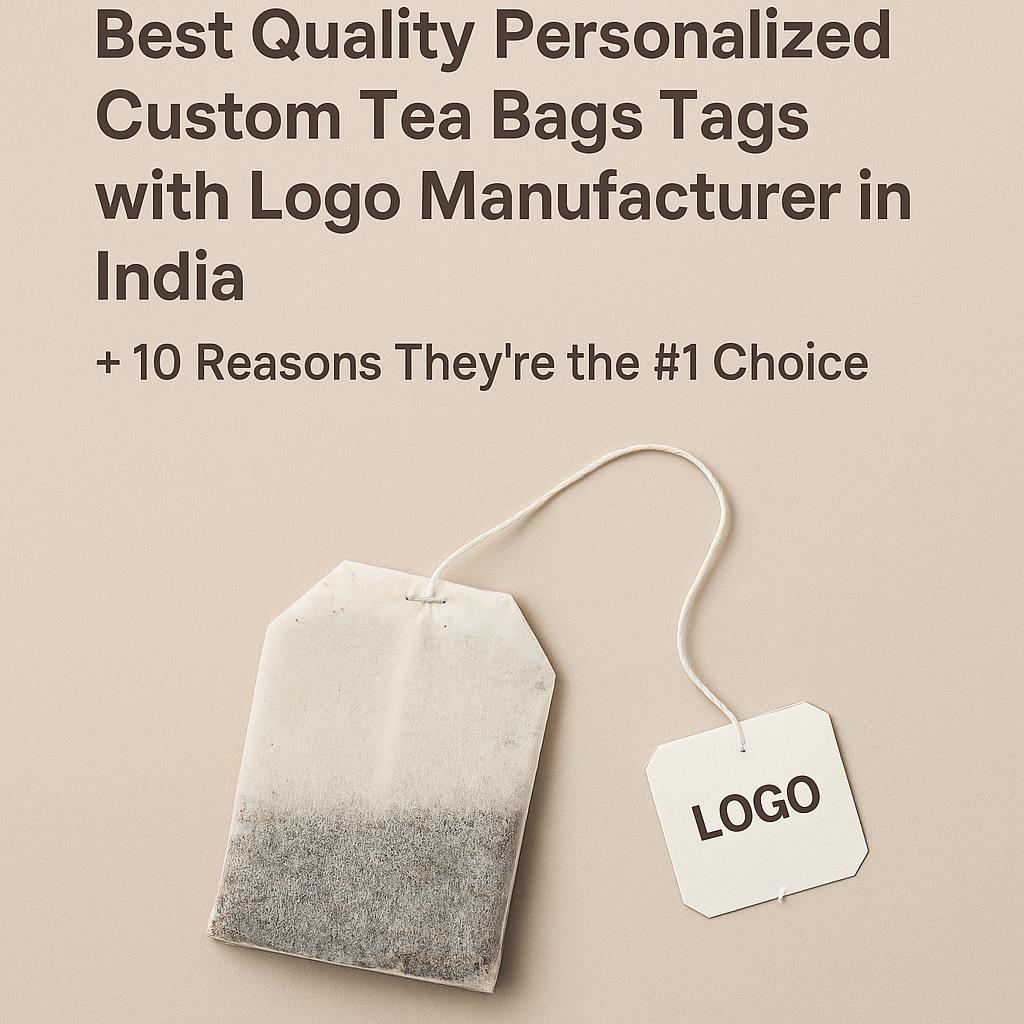 Best Quality Custom Tea Bags Tags Manufacturer in India