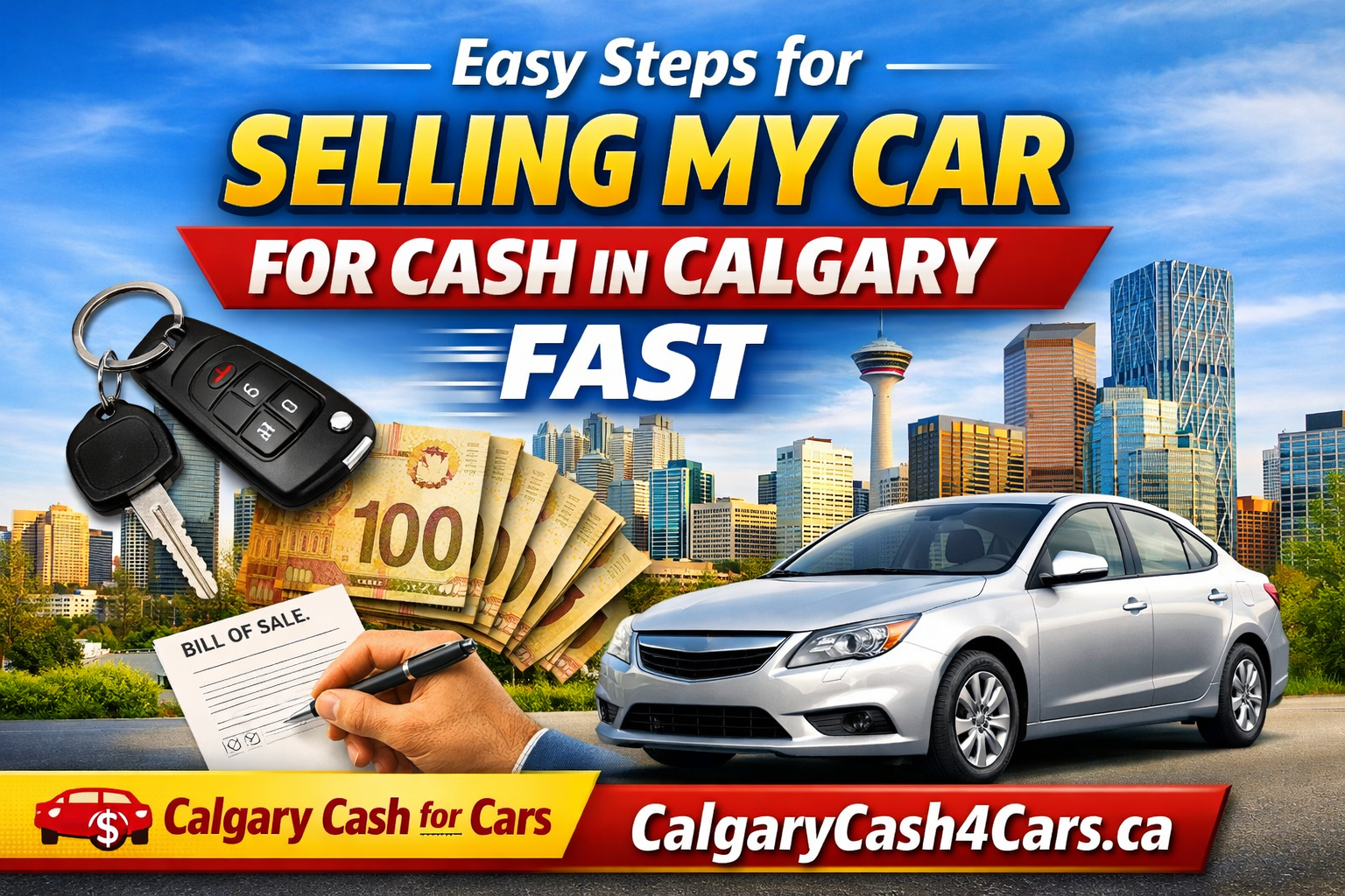 Easy Steps for Selling My Car for Cash in Calgary Fast