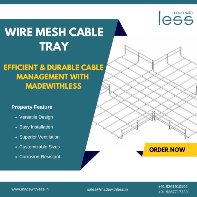 Boosting Cable Longevity with Stainless Steel Wire Mesh Cable Trays – Madewithless