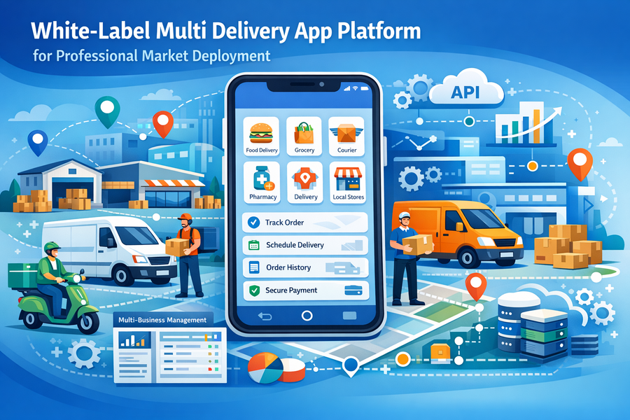 White-Label Multi Delivery App
