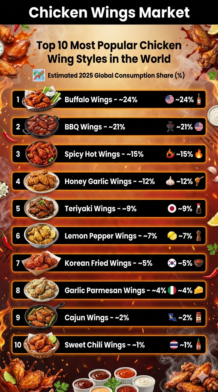 Chicken Wings Market Fueled by Rising Foodservice Demand