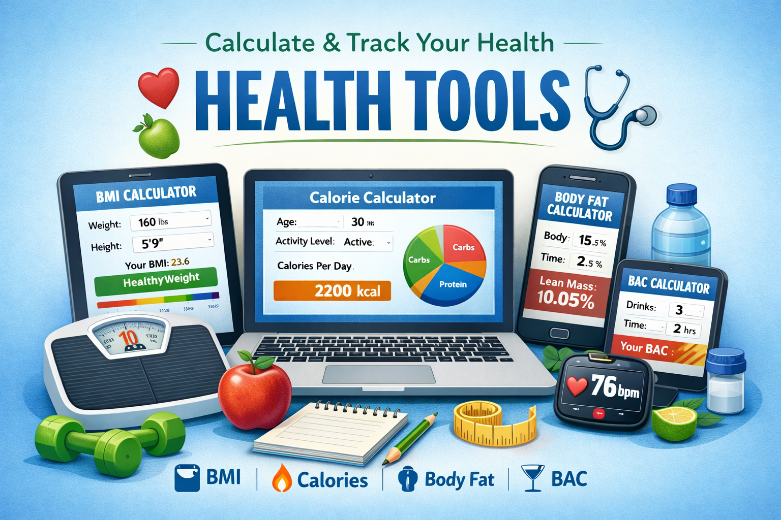 General Health Tools (Safe & Professional)