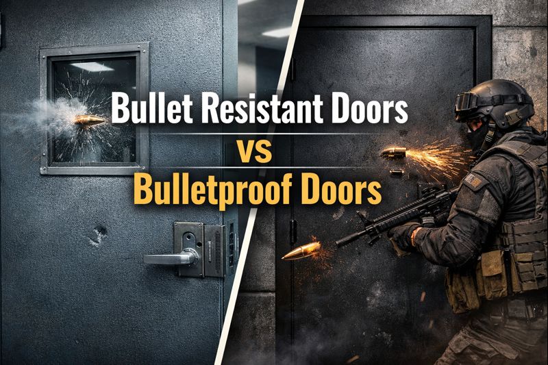 Bullet Resistant Doors vs Bulletproof Doors