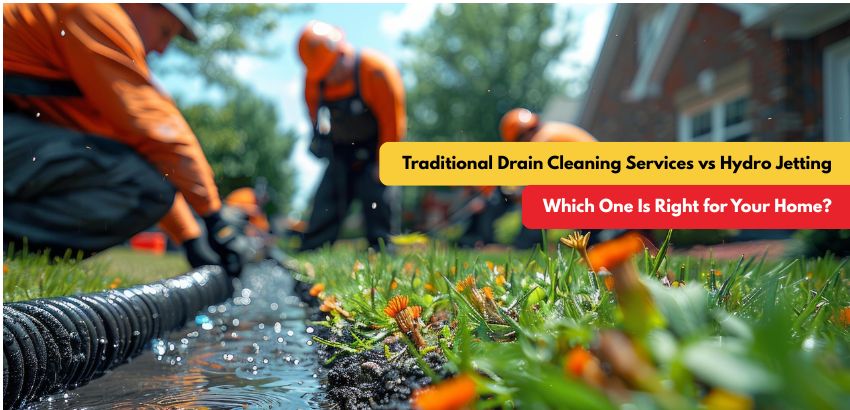 Traditional Drain Cleaning Services vs Hydro Jetting