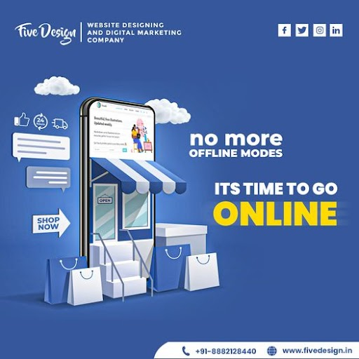 Five Design: Setting the Standard as the Best Website Development Company in Delhi