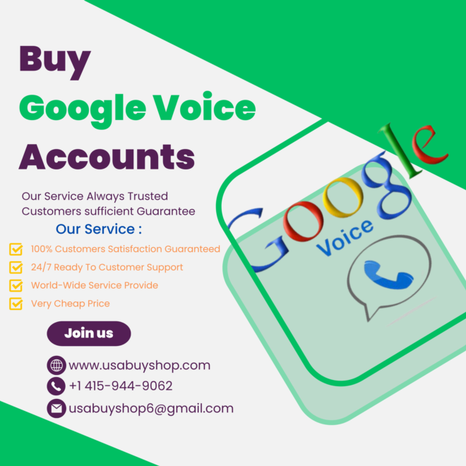"Buy Google Voice Accounts - Get the Best Quality Accounts at Affordable Prices"