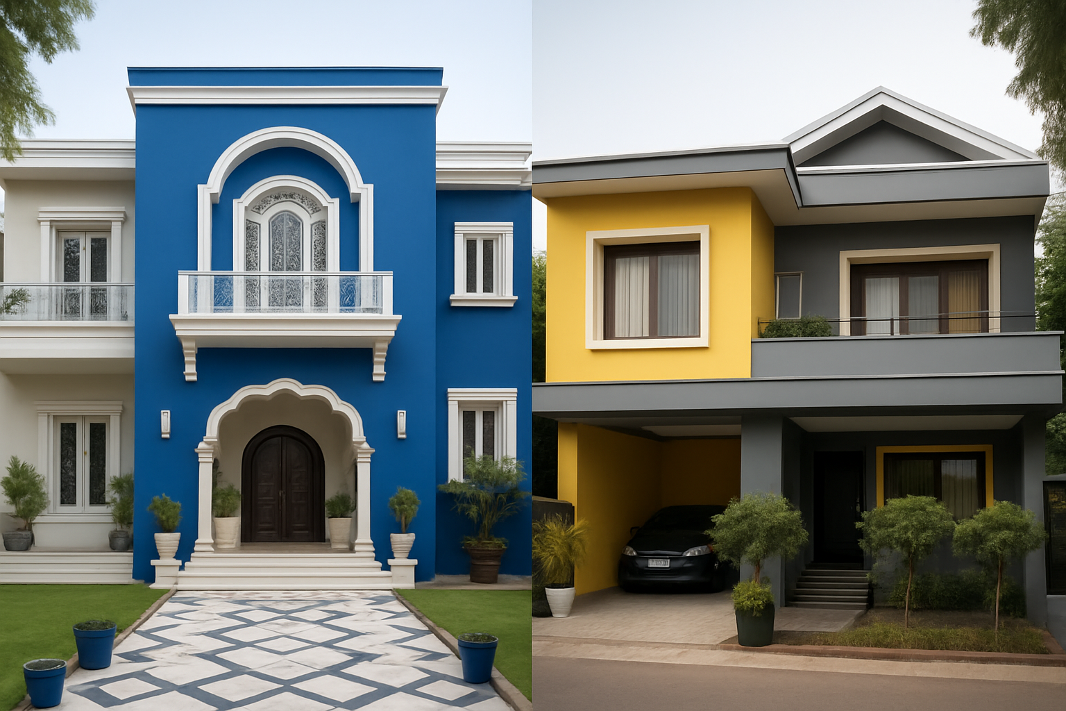 15 Best Exterior Home Colour Combinations