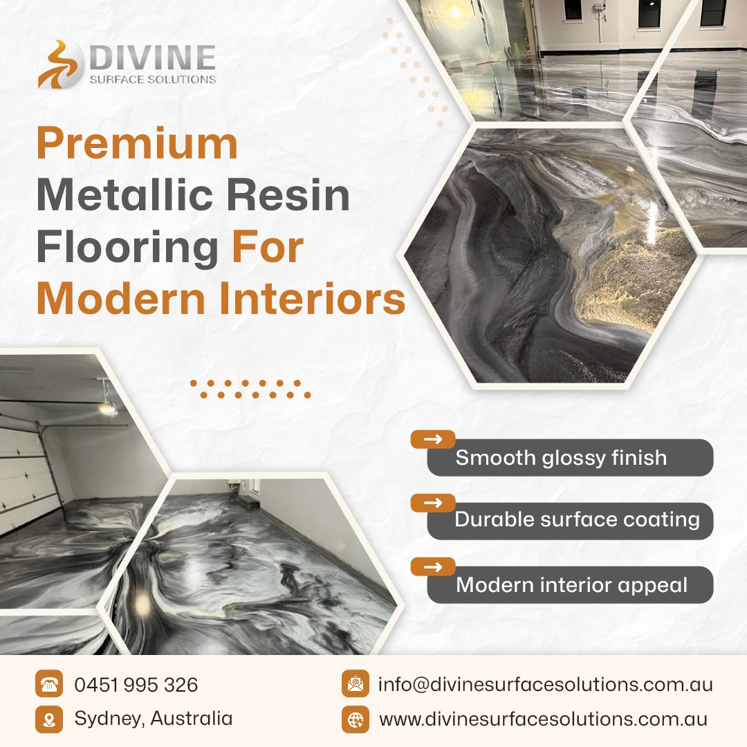 Hire Experts Metalic Resin Flooring for Commercial Projects